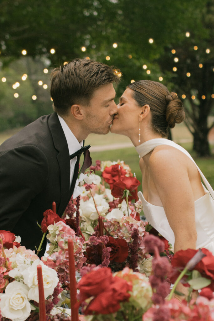 Emotional couple portrait during luxury editorial wedding inspiration shoot
Intimate couple moment during romantic styled wedding experience